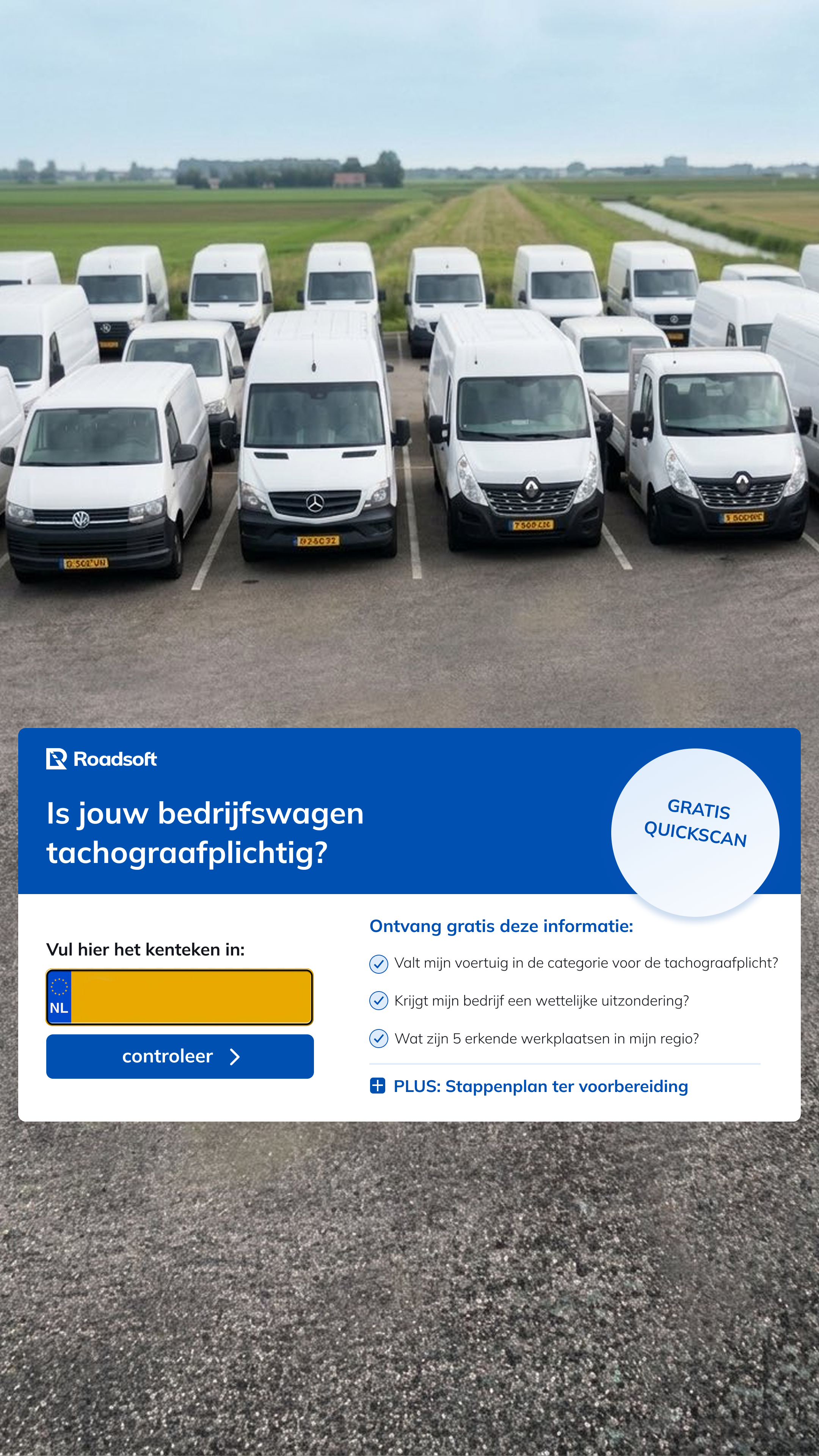 Roadsoft tachograaf compliance